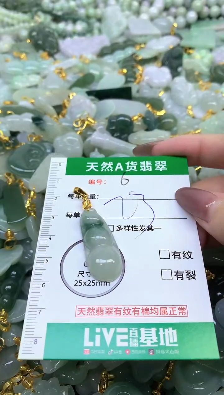 颈饰未镶嵌翡翠天然缅甸A货翡翠