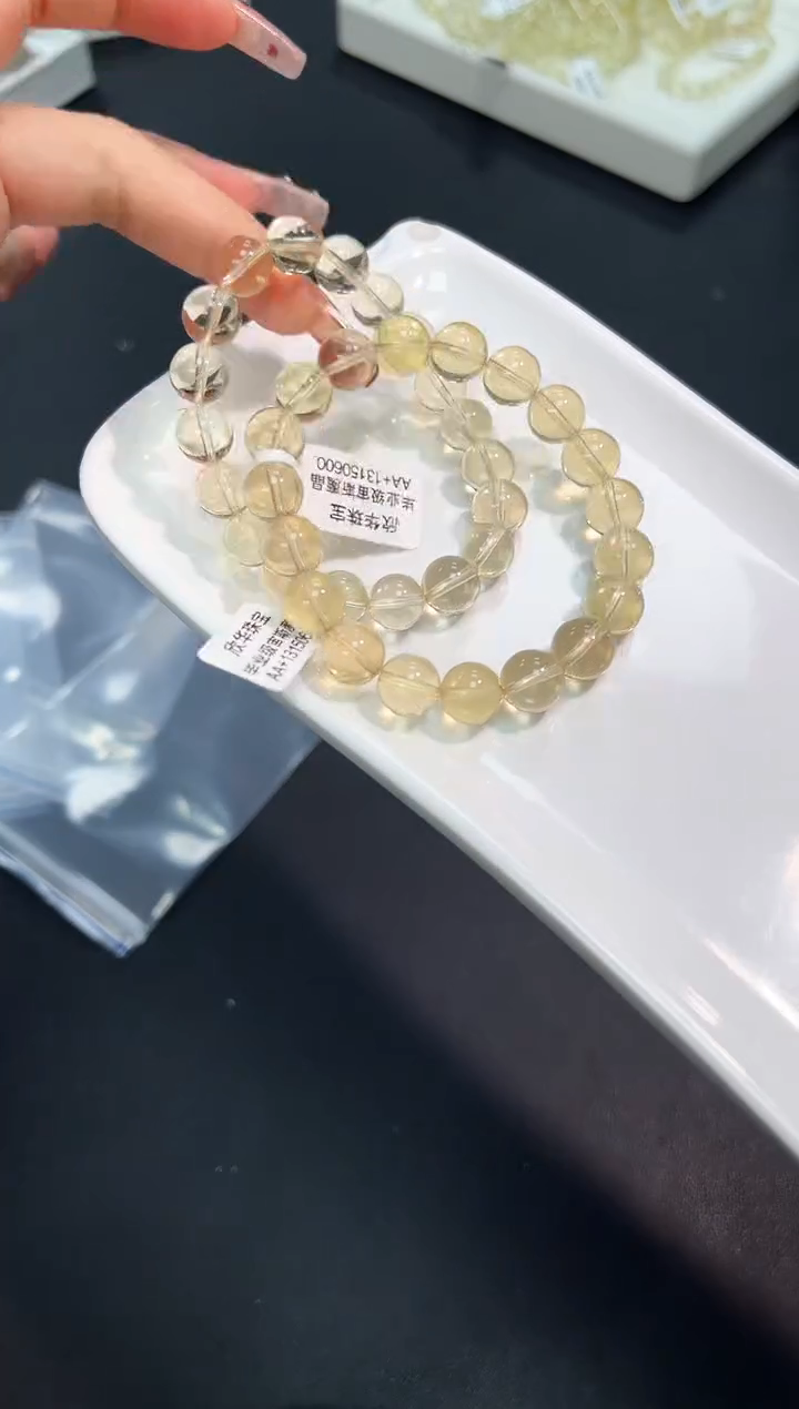 【闪购商品】水晶手串未镶嵌10f多样性发其一/1条默认微瑕