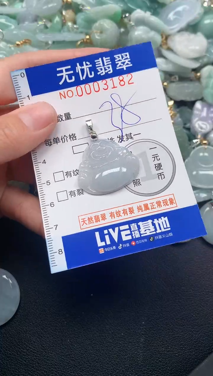 颈饰未镶嵌翡翠3182