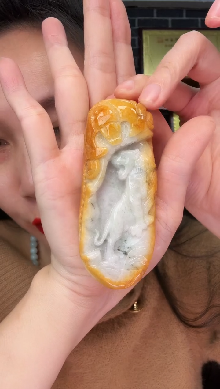 颈饰未镶嵌翡翠牌子