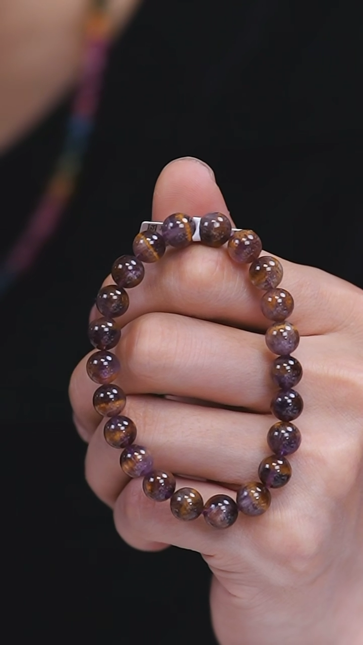 【闪购商品】水晶L024猫眼极光单圈约8mm未镶嵌多样性发其一