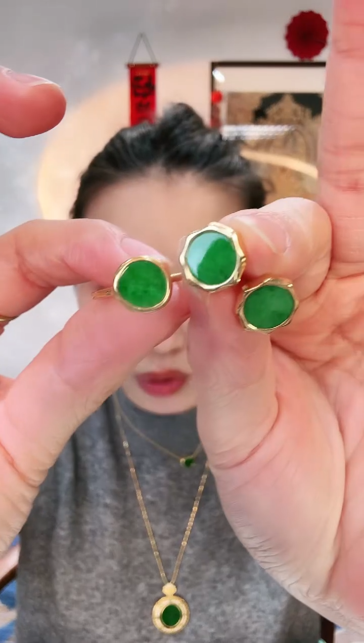 【闪购商品】翡翠颈饰银S925镶嵌套装