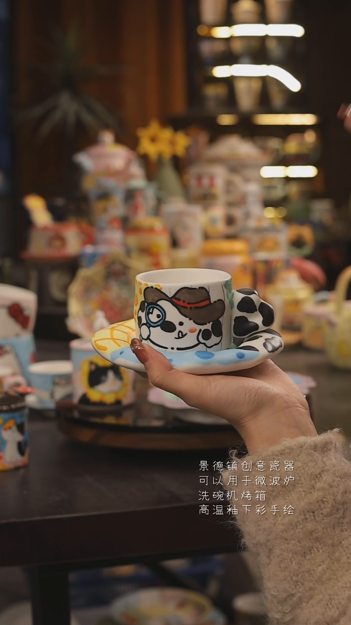 景德镇釉下彩绘设计师款式陶瓷