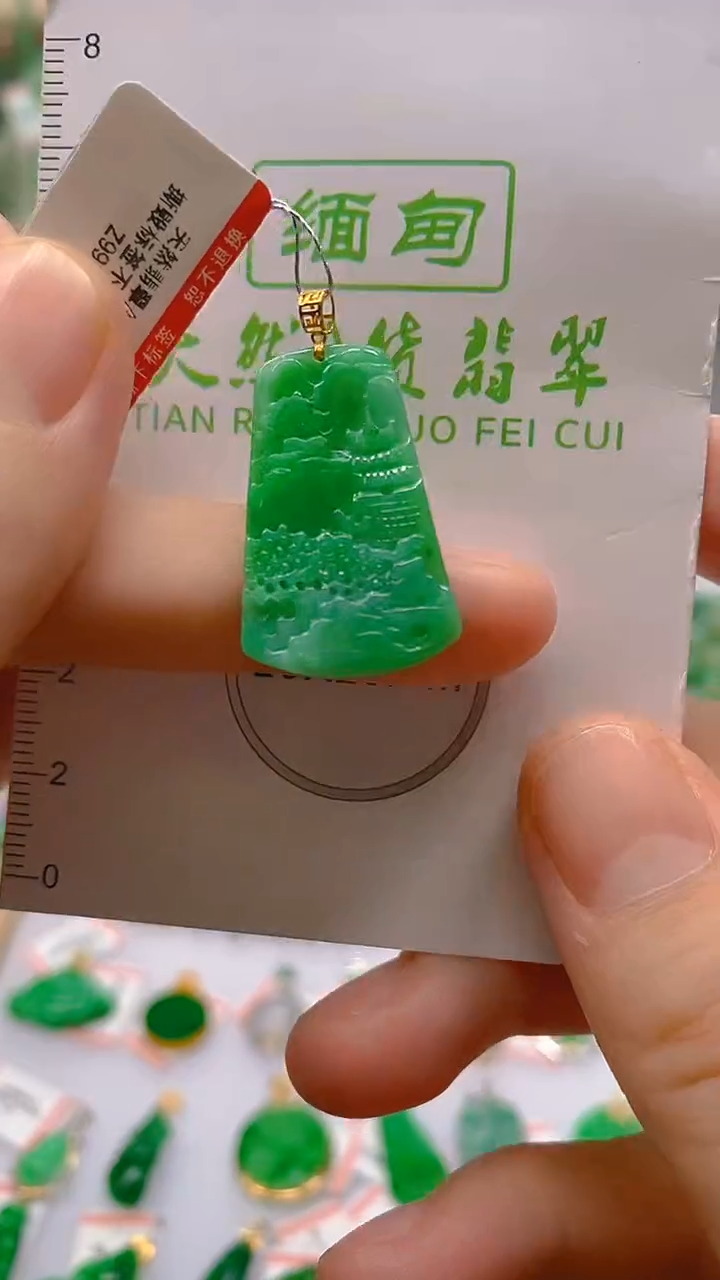 【闪购商品】翡翠颈饰18K金镶嵌新号开播，全场乱卖