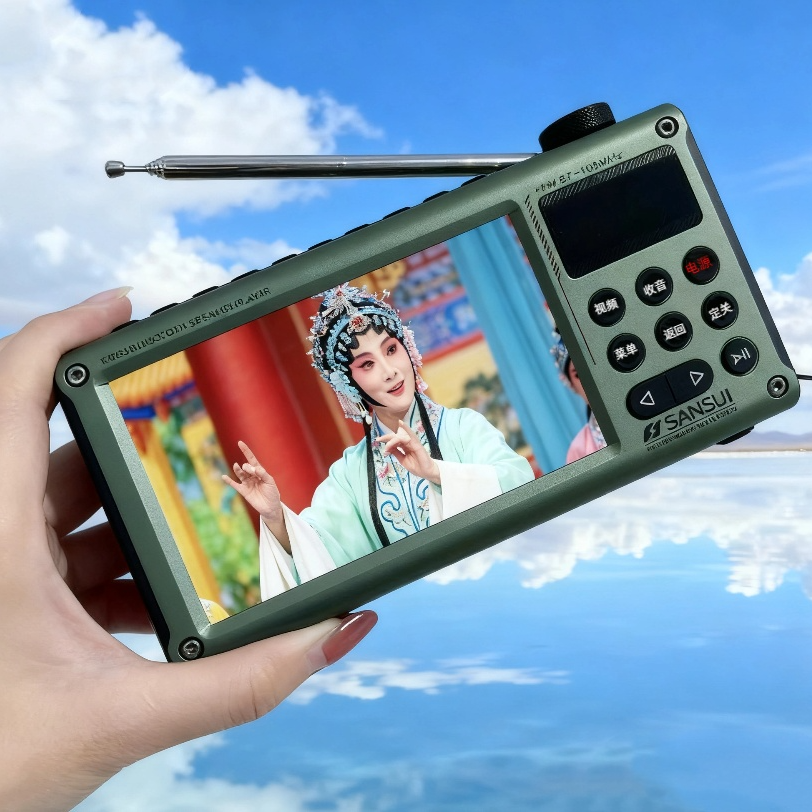 【今天送礼品】山水视频收音机蓝牙音响插卡户外老人专用迷你看戏机