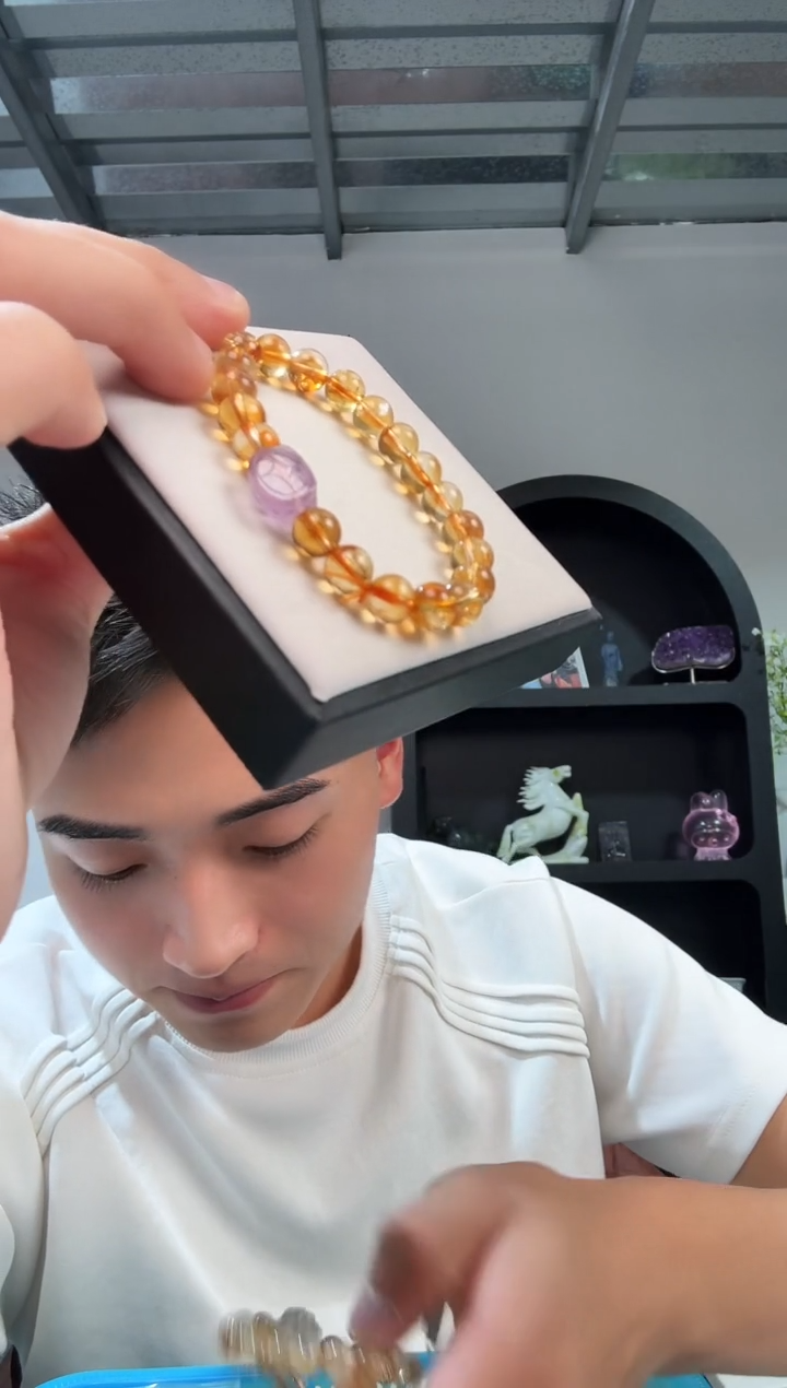 未镶嵌手链水晶晶8601 约8mm