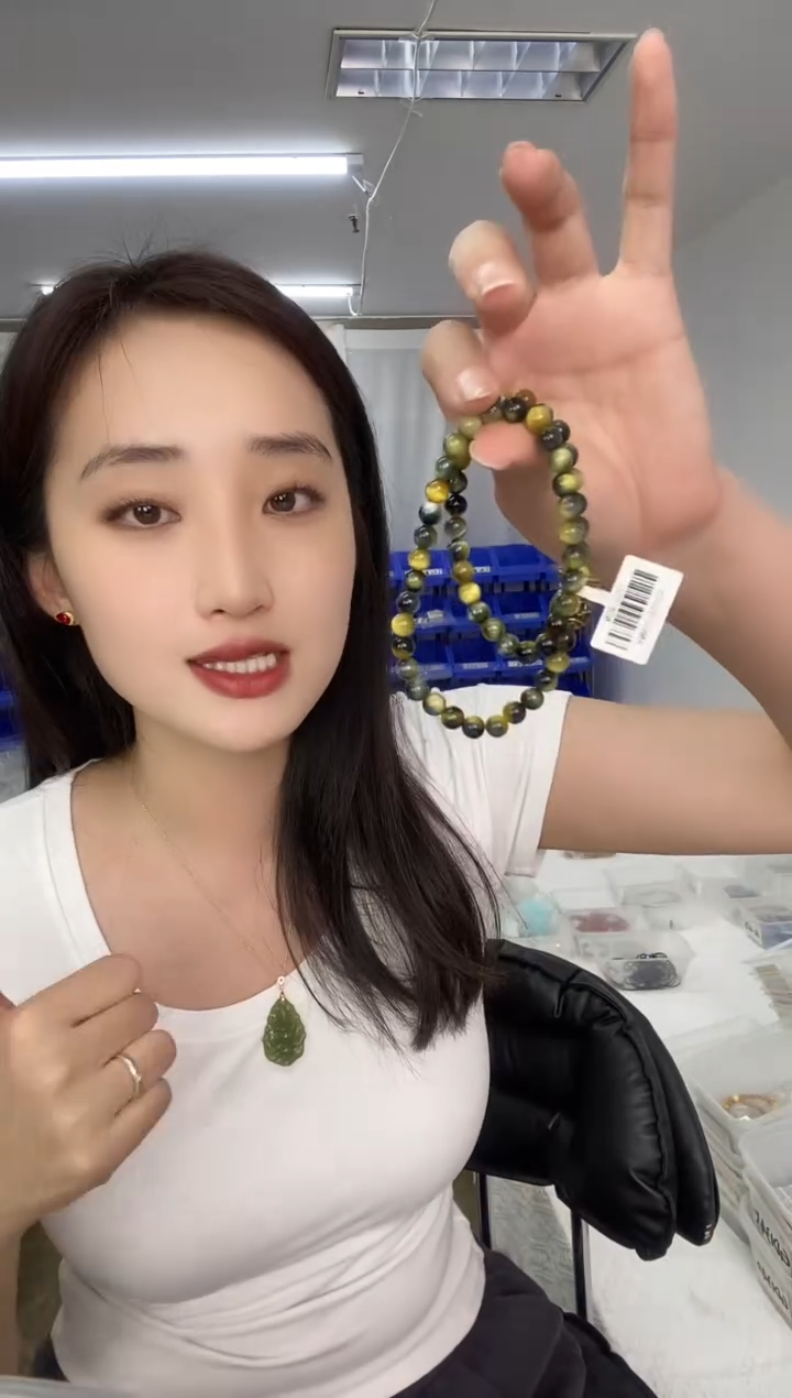 木变石手链未镶嵌天然珠宝多样性发其一