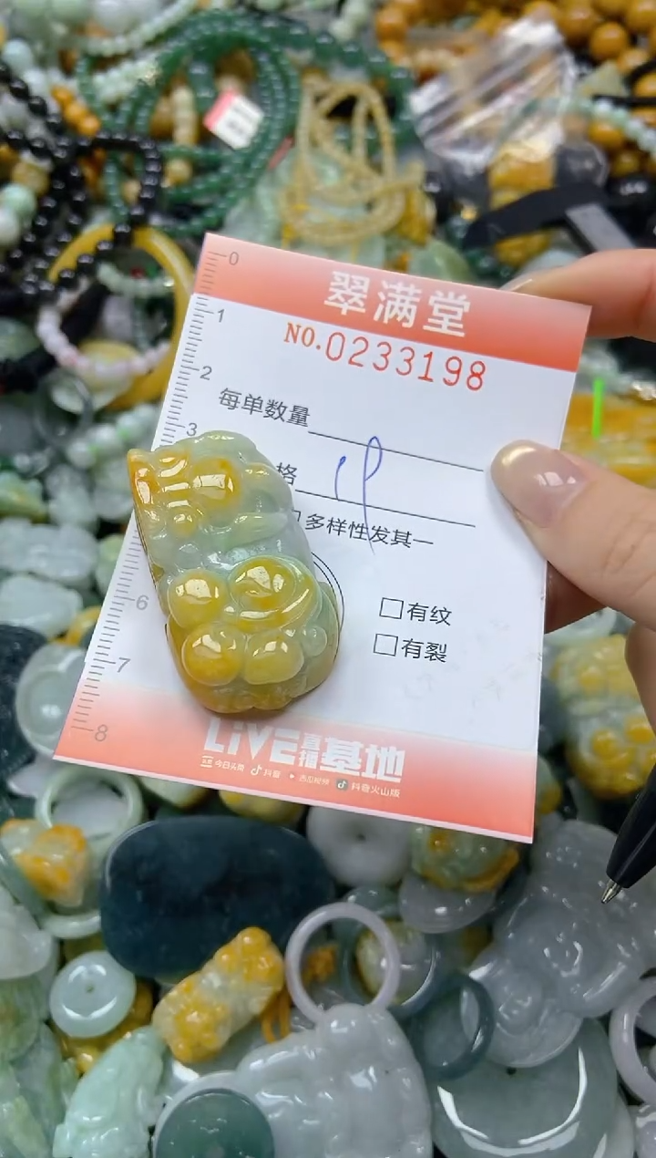未镶嵌挂件翡翠闪购0233198