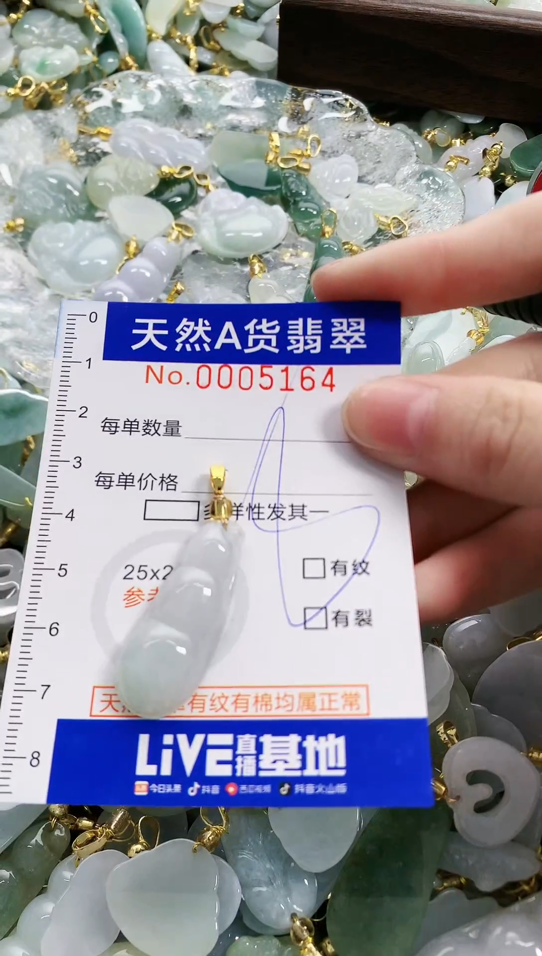 颈饰未镶嵌翡翠天然A货翡翠