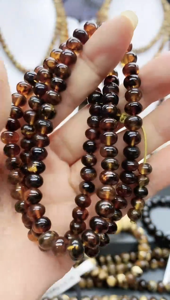 【闪购商品】琥珀颈饰未镶嵌6琥珀