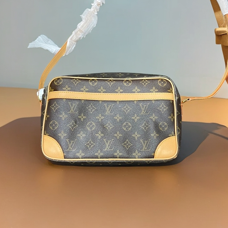 95新 LouisVuitton/路易威登 单肩包 相机 植鞣革换新 32121