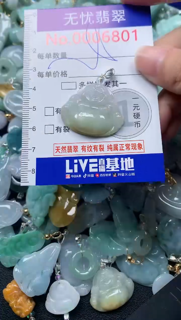 颈饰未镶嵌翡翠6801