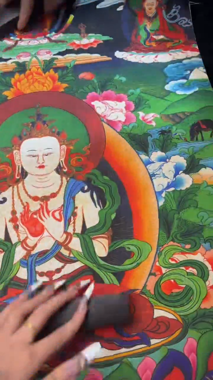 装裱画精美唐卡作品TK16043