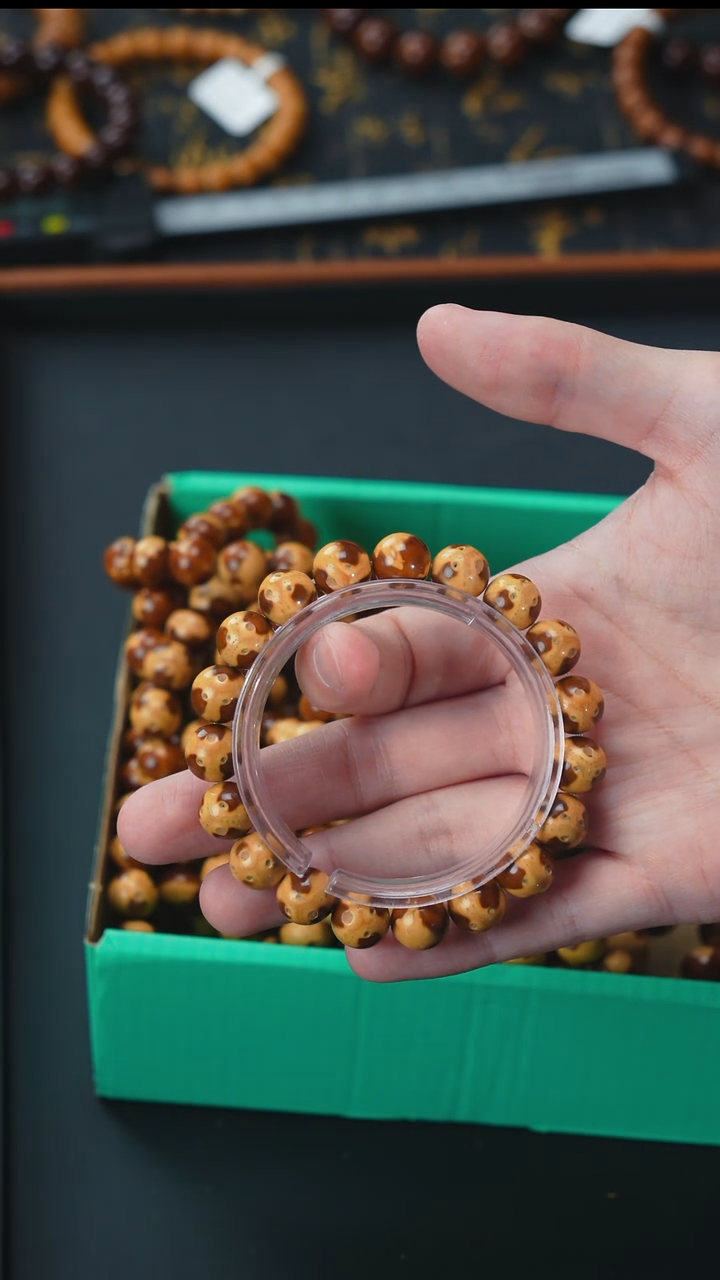 手串紫金鼠油核熊猫光珠11+