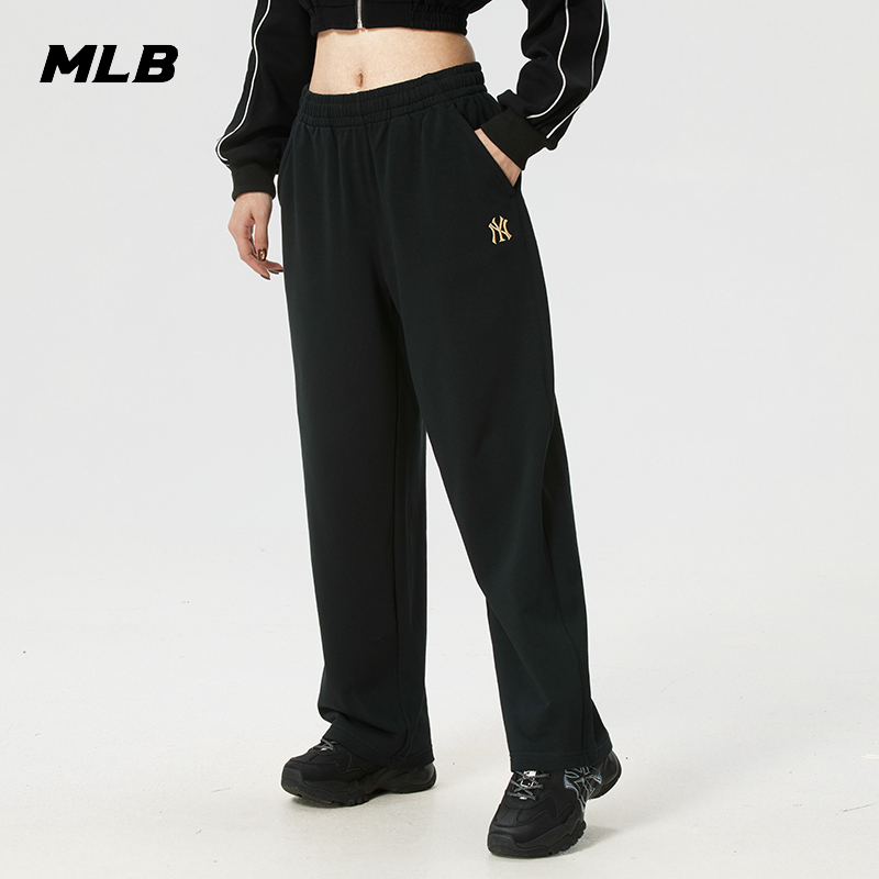 MLB男裤女裤春季新款情侣运动裤跑步健身训练潮流时尚休闲长裤