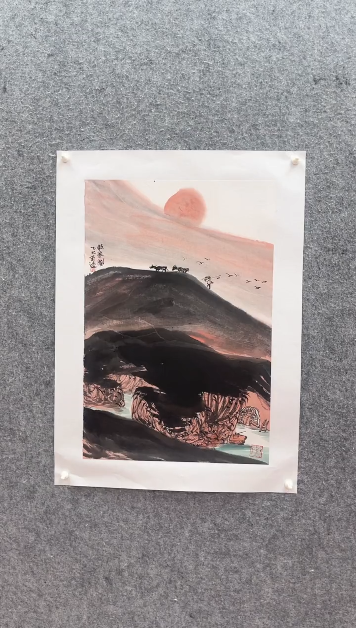 国画长城丹青书画院李老师精品画作