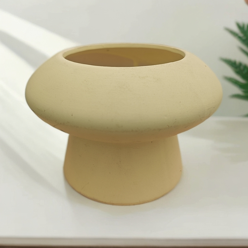 【陶瓷盆】-精美工业创意飞碟陶瓷花盆