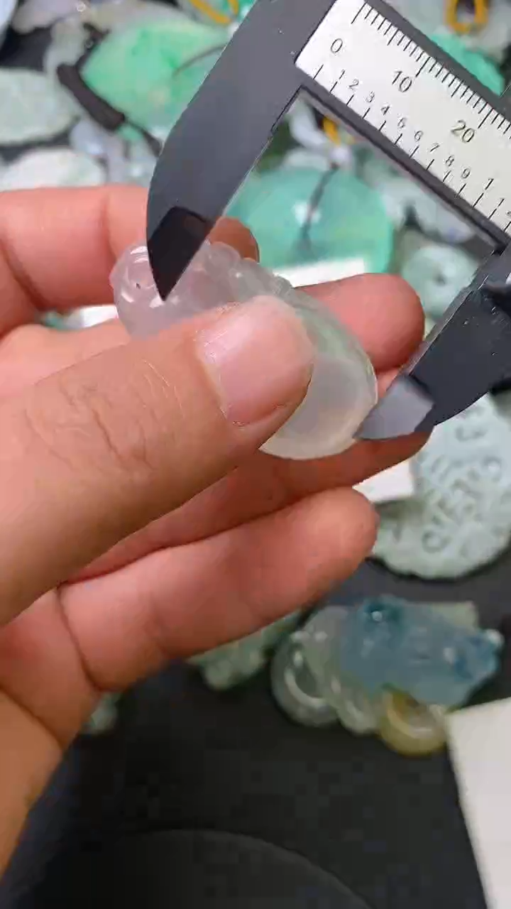 颈饰未镶嵌翡翠含赠品绳子发货多样性HL0.3