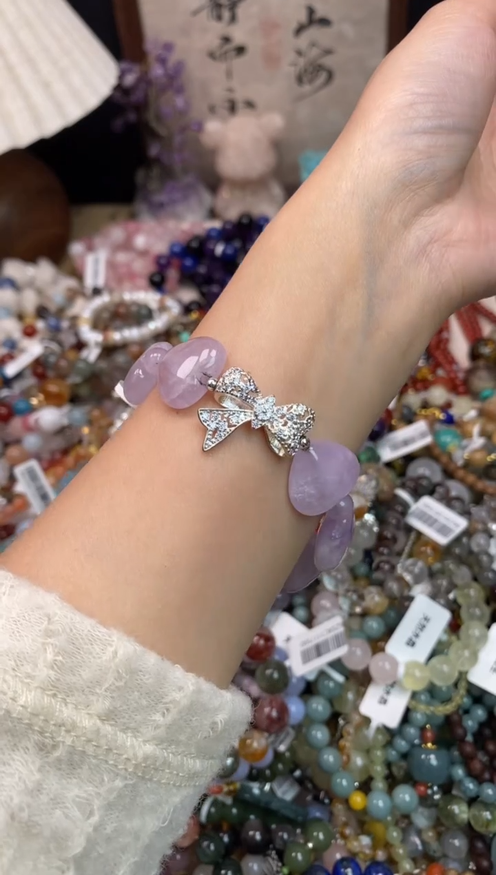 未镶嵌手链紫晶165