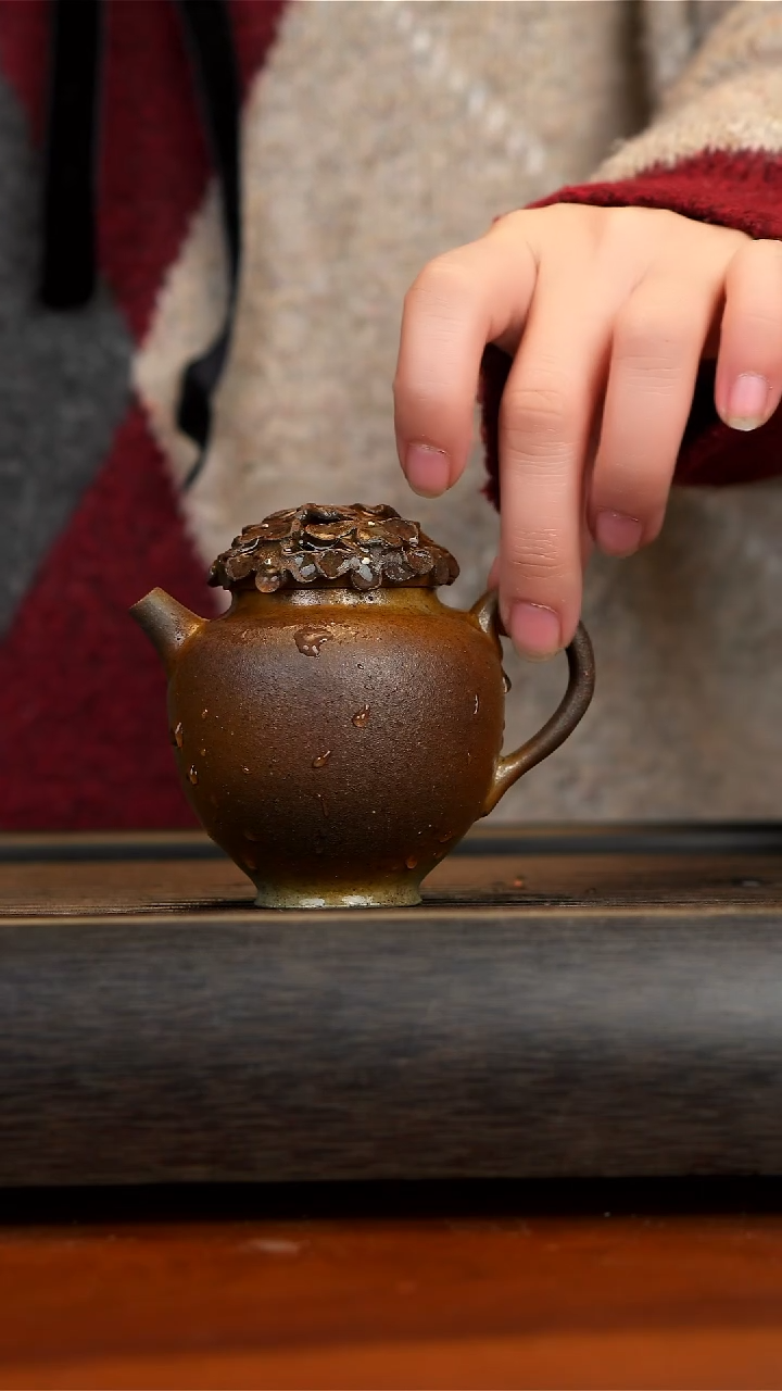 【闪购商品】紫砂茶壶柴烧繁花壶