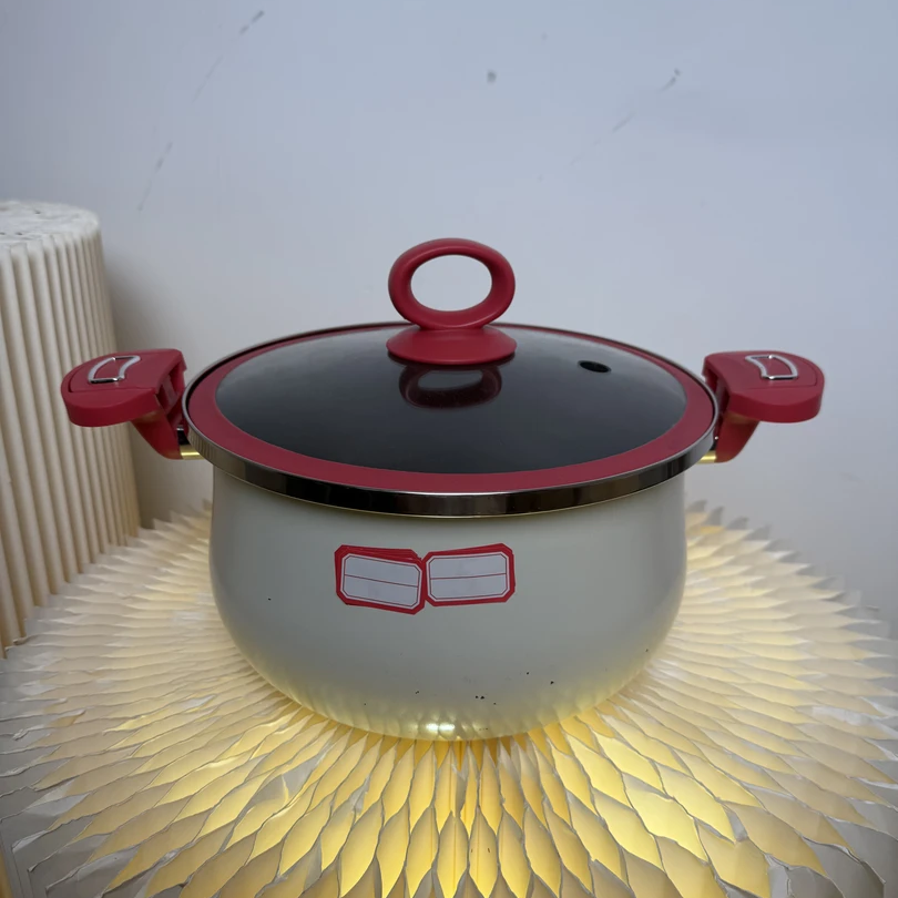 高颜值粉色微压锅  DD