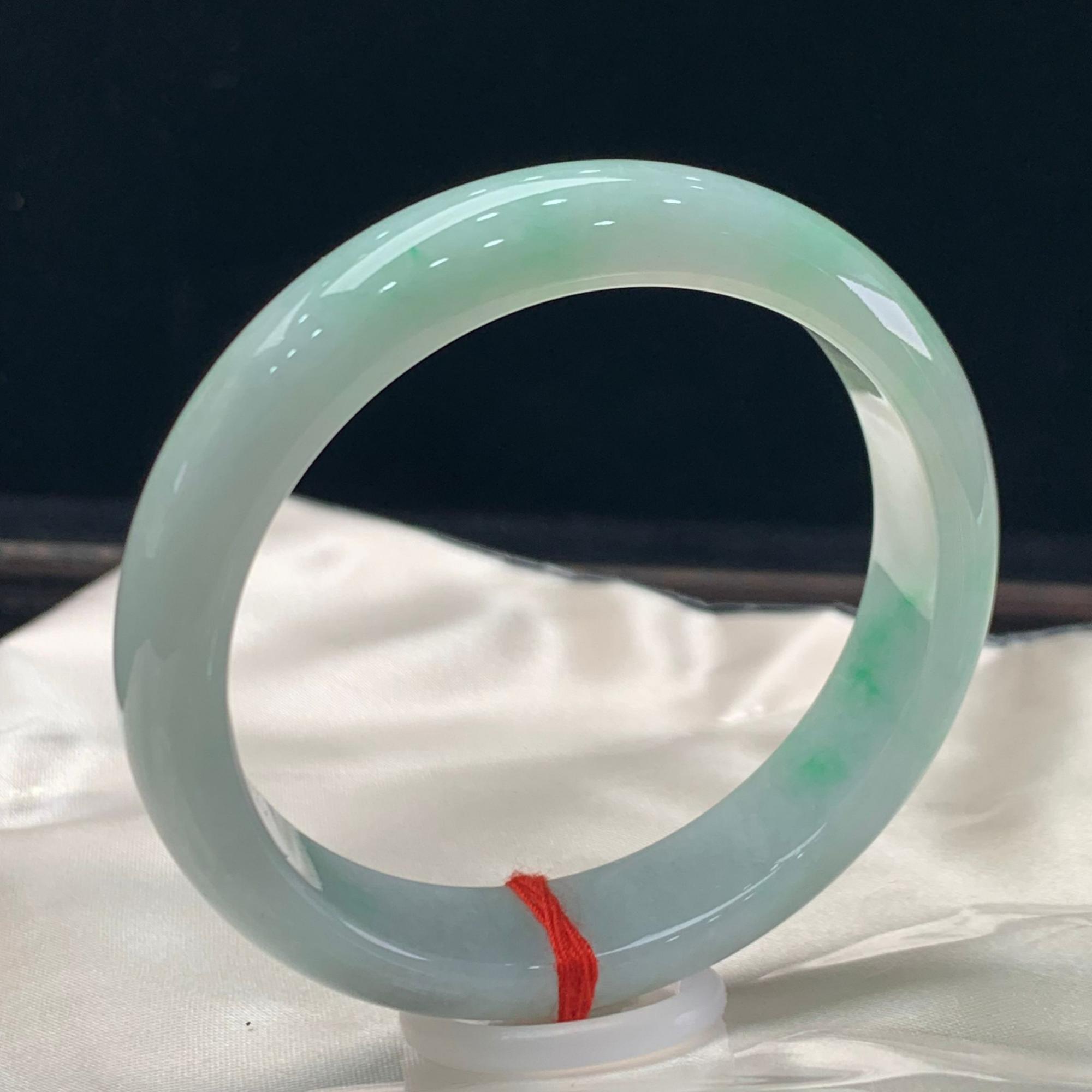缅甸A货翡翠 水润 阳绿 55-56 0181
