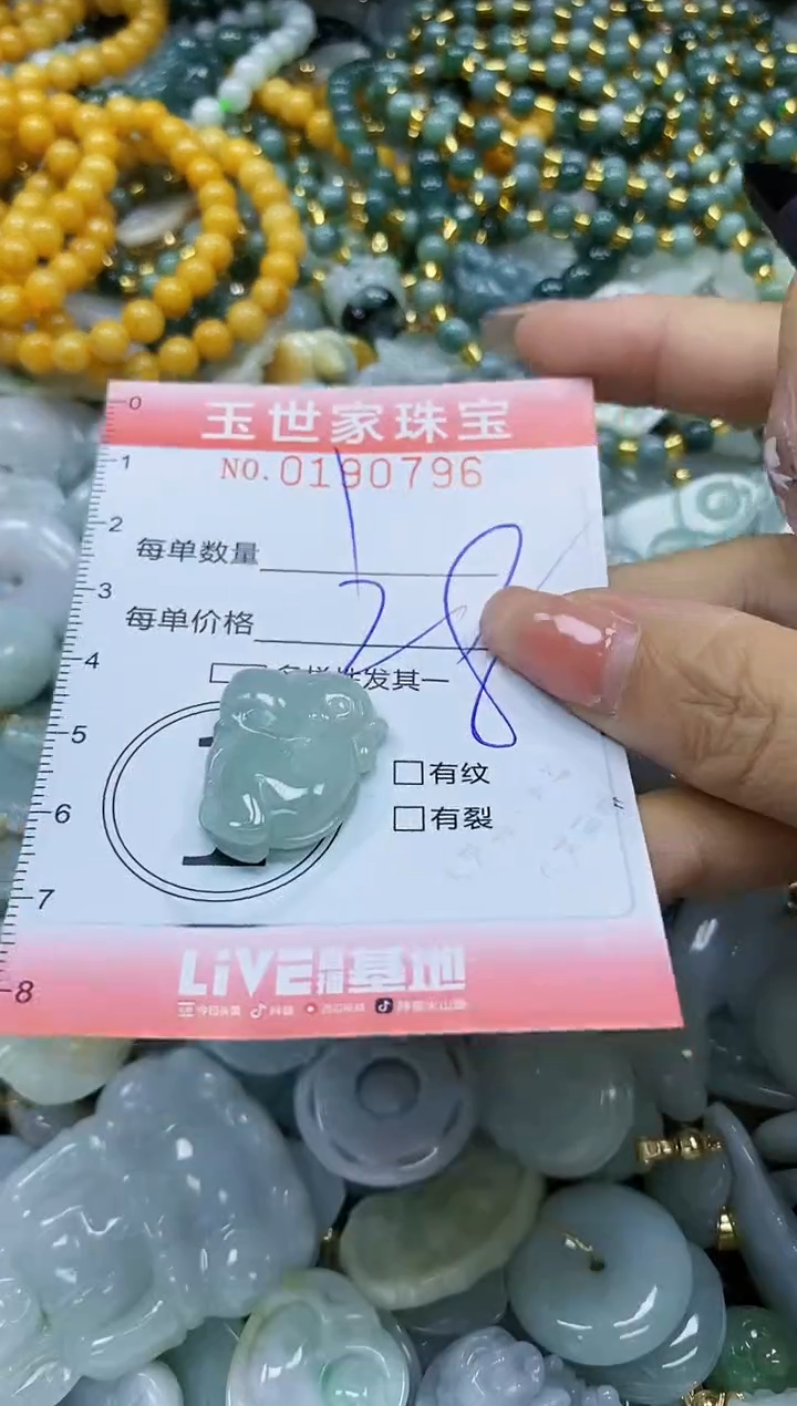 【闪购商品】翡翠颈饰未镶嵌闪购0190796