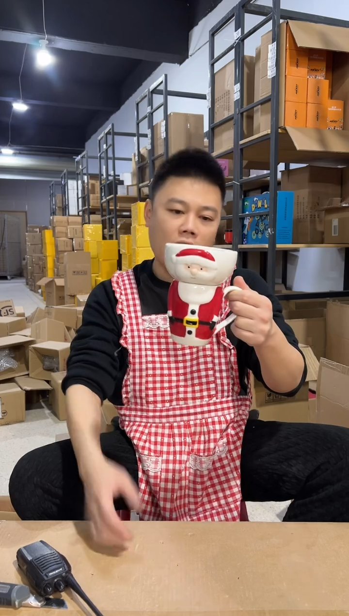 【闪购商品】杯圣诞老人分体水杯