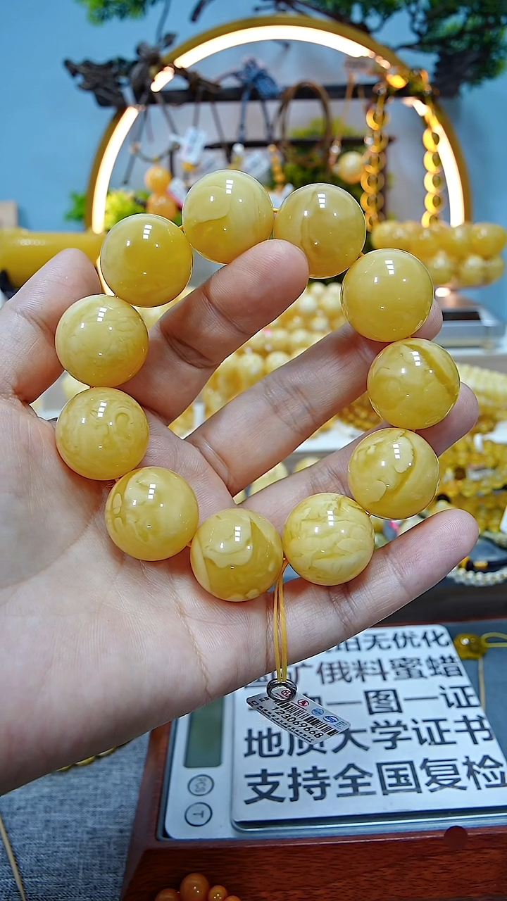 【闪购商品】未镶嵌蜜蜡手链22+*******