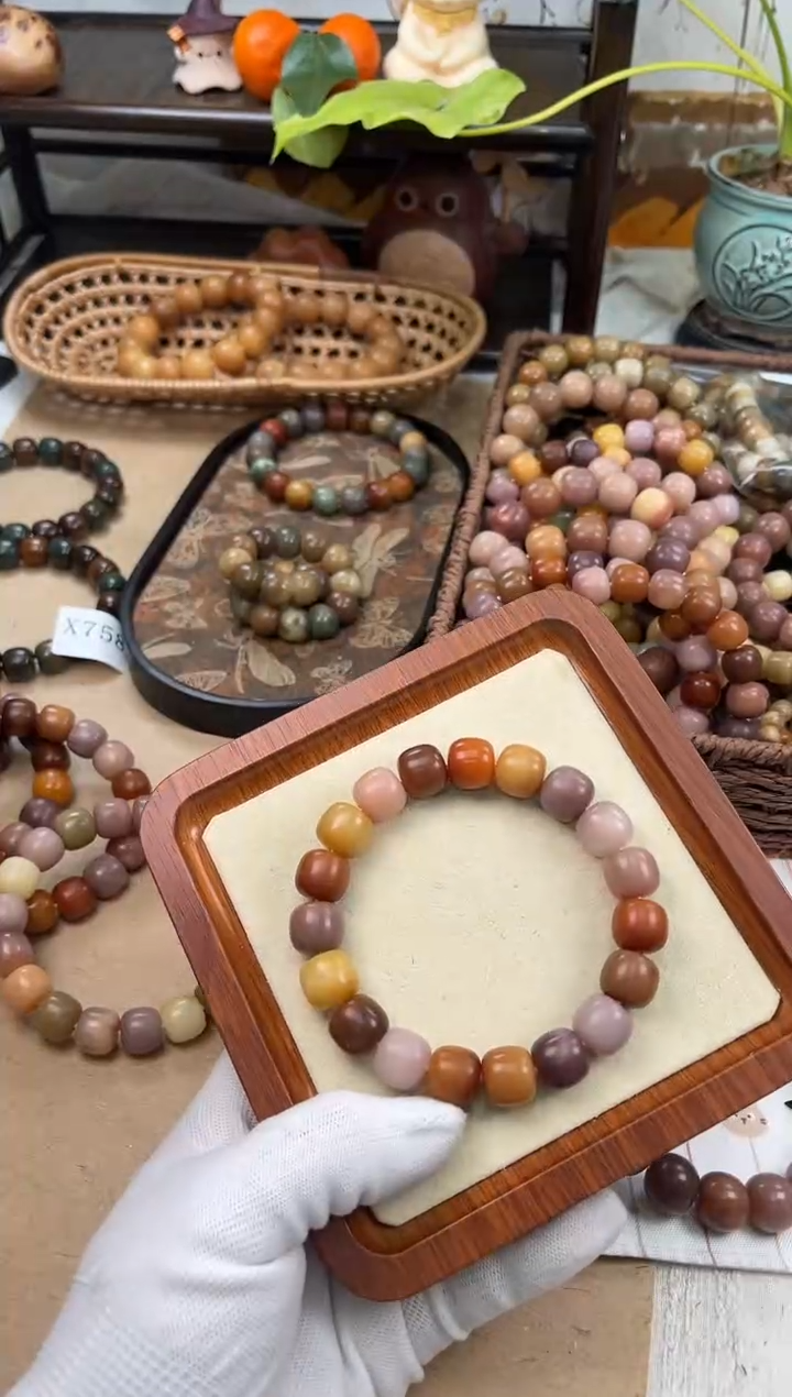 手串菩提根/象牙果x825干磨玫瑰14