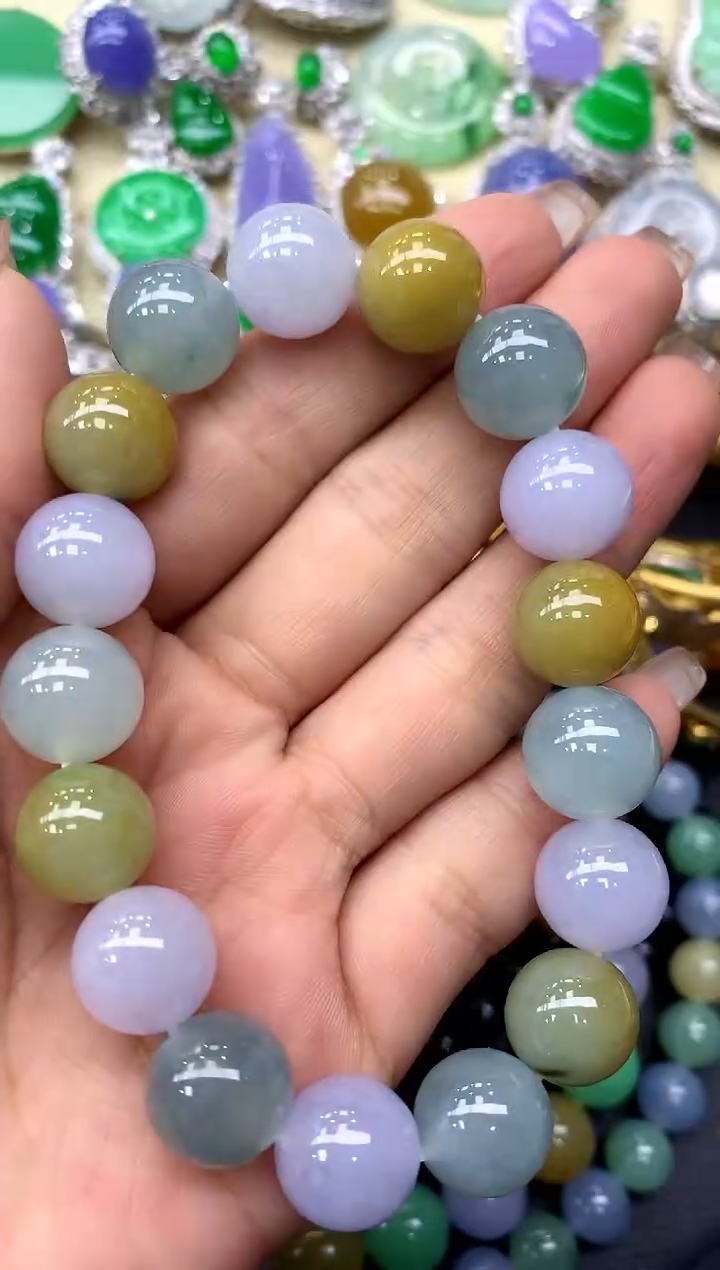 未镶嵌手链翡翠233-中国好珍宝