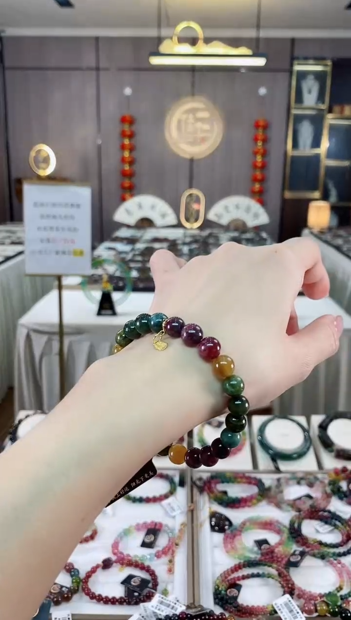 【闪购商品】单圈手串8mm+未镶嵌碧玺（多样性发一条）hon