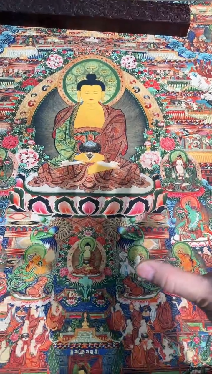 卷轴画天天的唐卡tk160