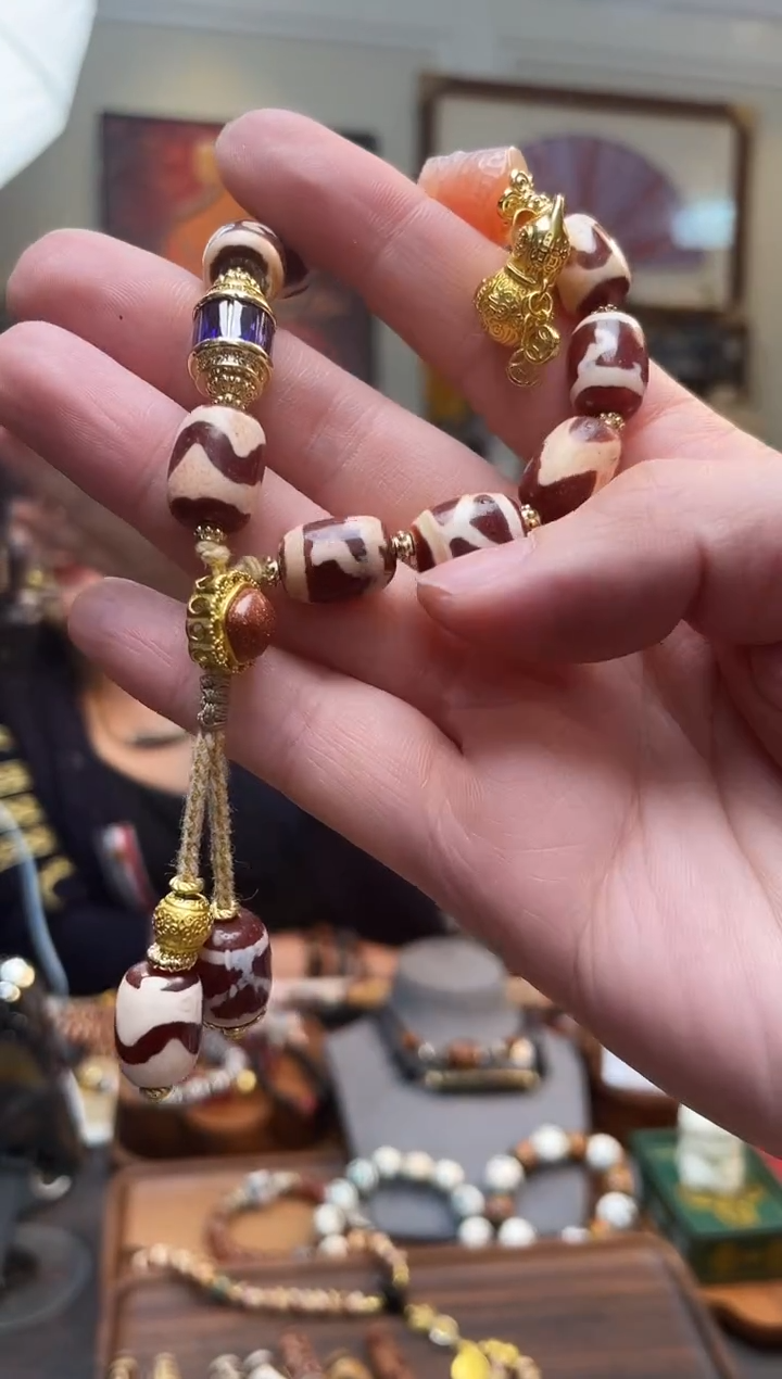 【闪购商品】白玉菩提吊坠0126-41珠珠阵手串