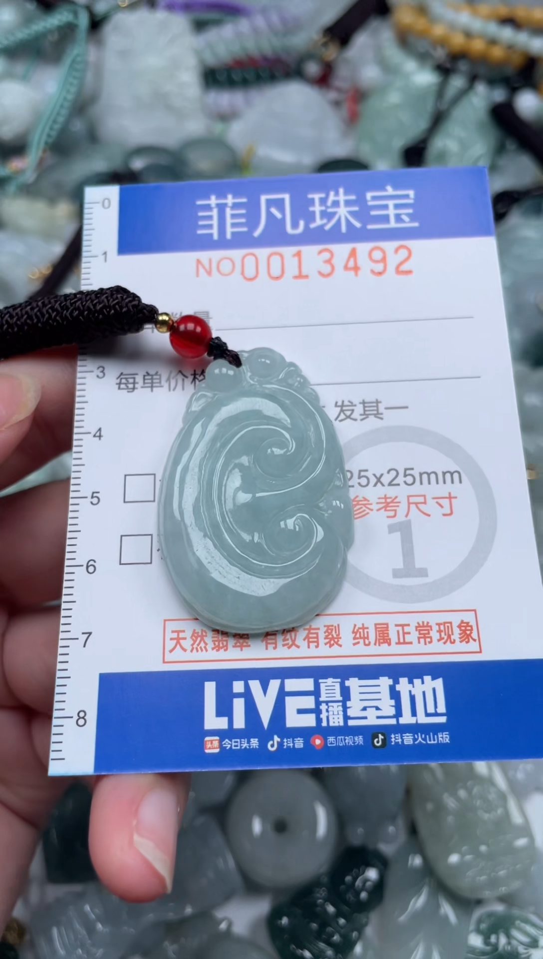 颈饰未镶嵌翡翠13492