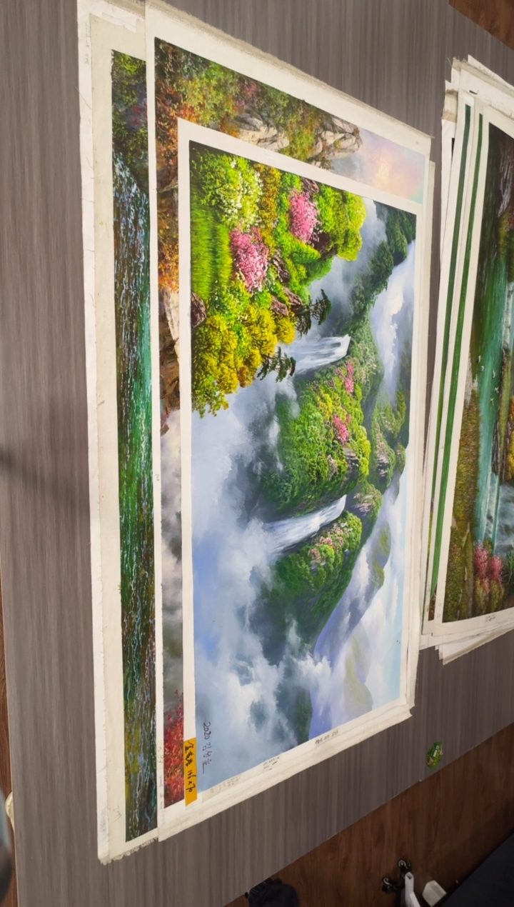 油画【79号】约1.6米丨朝鲜原创纯手绘孤品油画丨顺丰包邮  