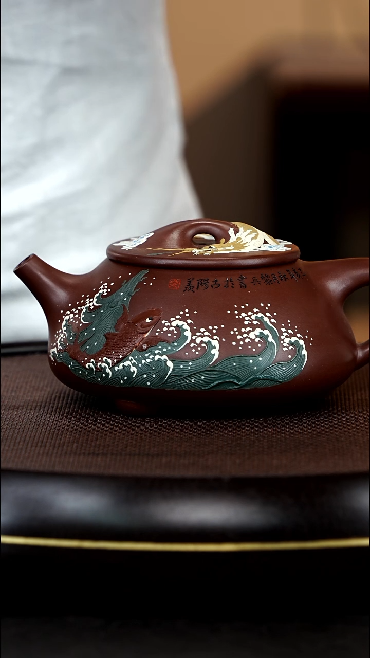 茶壶紫砂桑黎兵紫砂作品112：