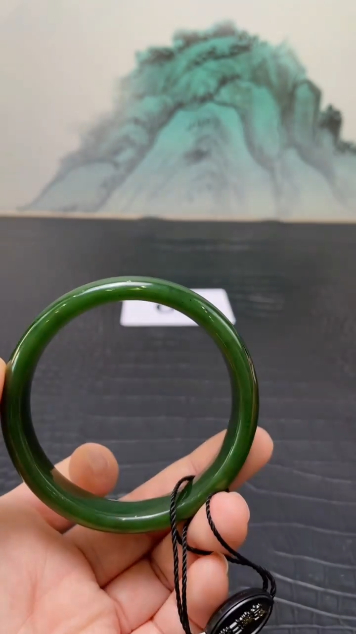 未镶嵌手镯和田玉（碧玉）L****）61