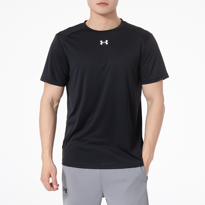 【专属】安德玛UA夏季速干男跑步健身训练运动宽松跑步t恤男款