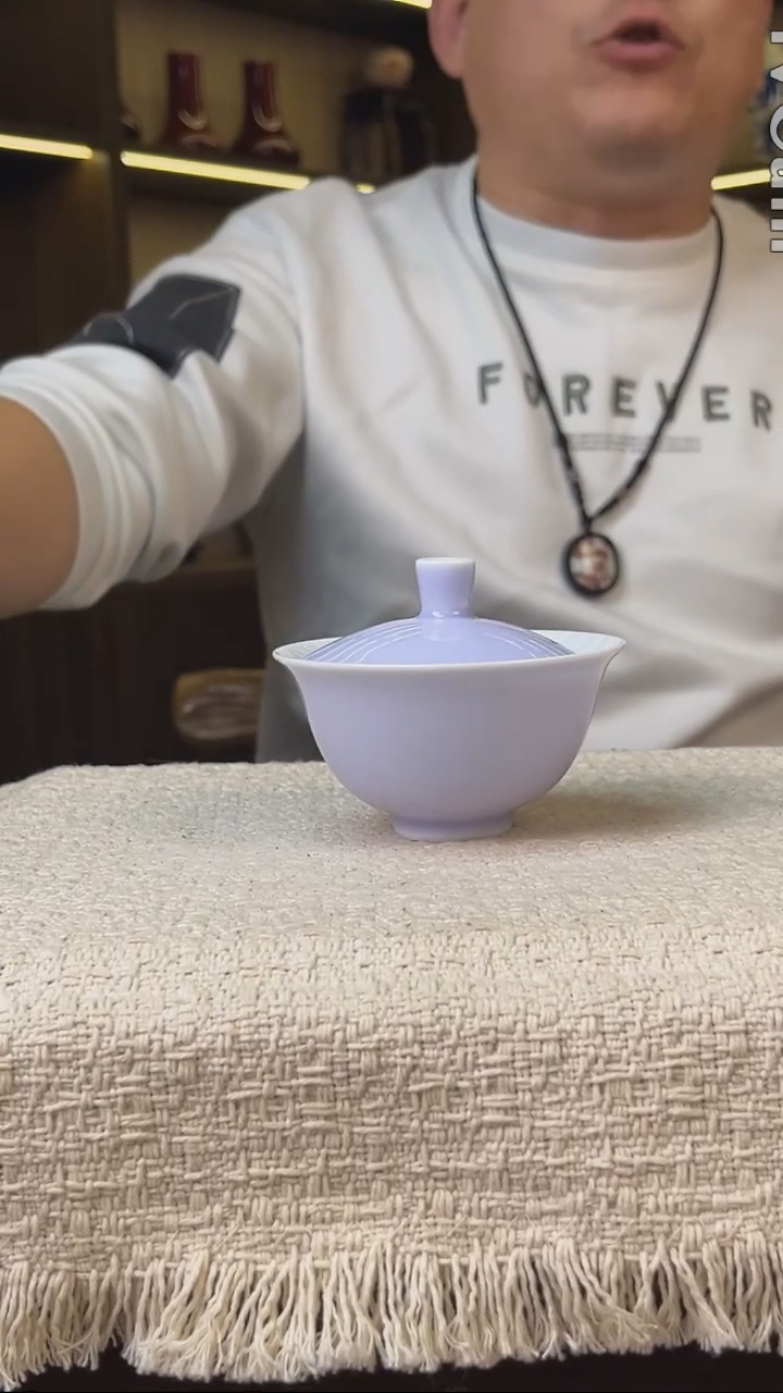 瓷片景德镇毛仔柴窑杯