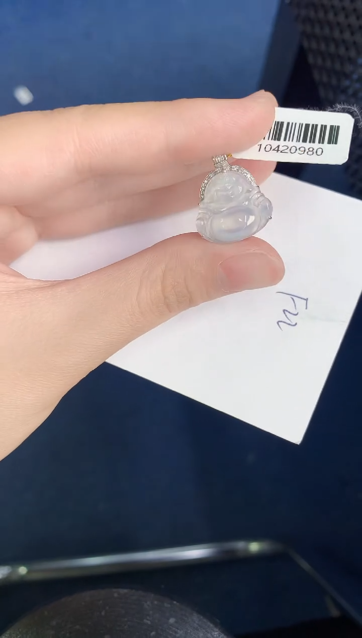 【闪购商品】翡翠颈饰18K金镶嵌000000000