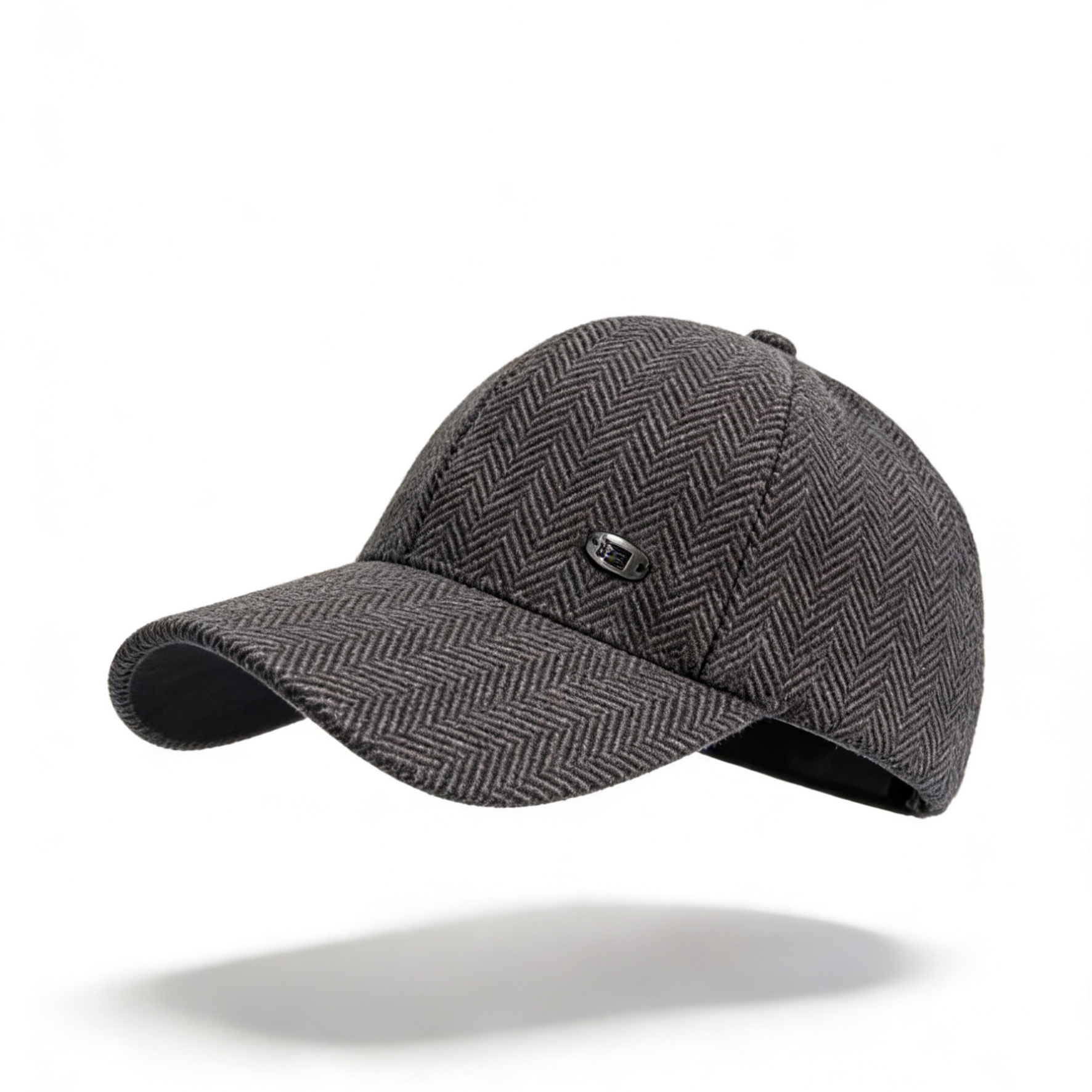 冬季羊毛S新款中老年男女护耳毛呢加绒保暖棒球帽中老年休闲百搭