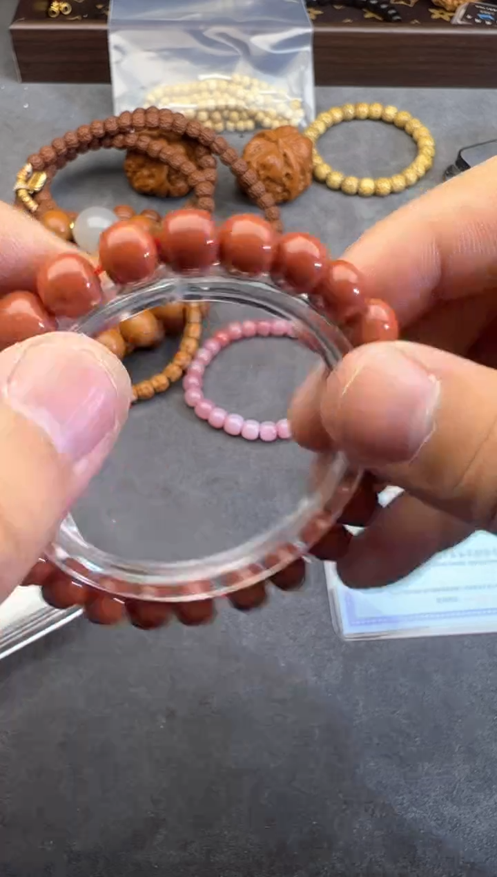 【闪购商品】南红玛瑙手链合金南红手串1