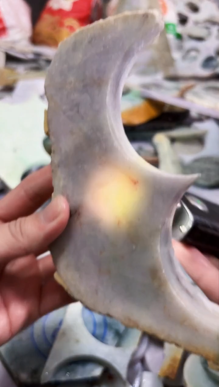 【闪购商品】翡翠颈饰未镶嵌A货白谭2517