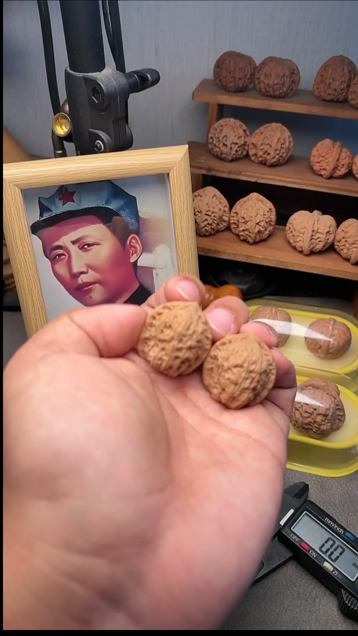 吊坠文玩核桃金珑31野麻