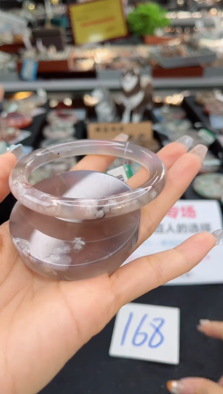 【闪购商品】石英质玉手镯未镶嵌61圈口（赠品镯心）1751573