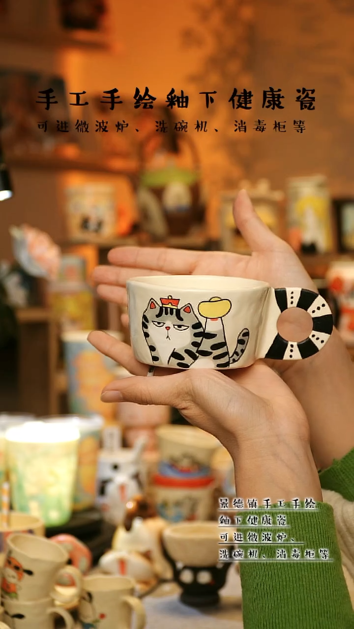 【闪购商品】景德镇陶瓷釉下彩&W1021