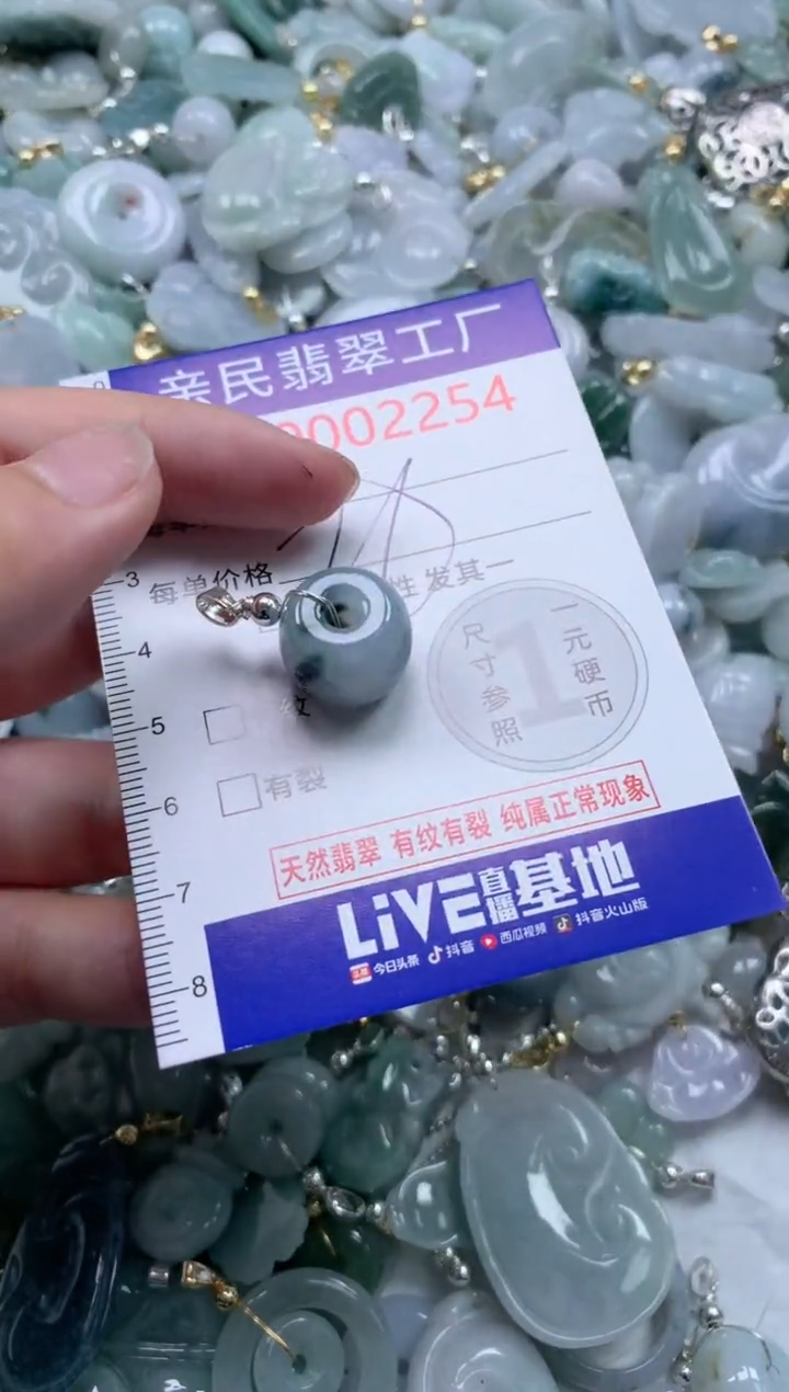 翡翠未镶嵌吊坠(不含链)2254