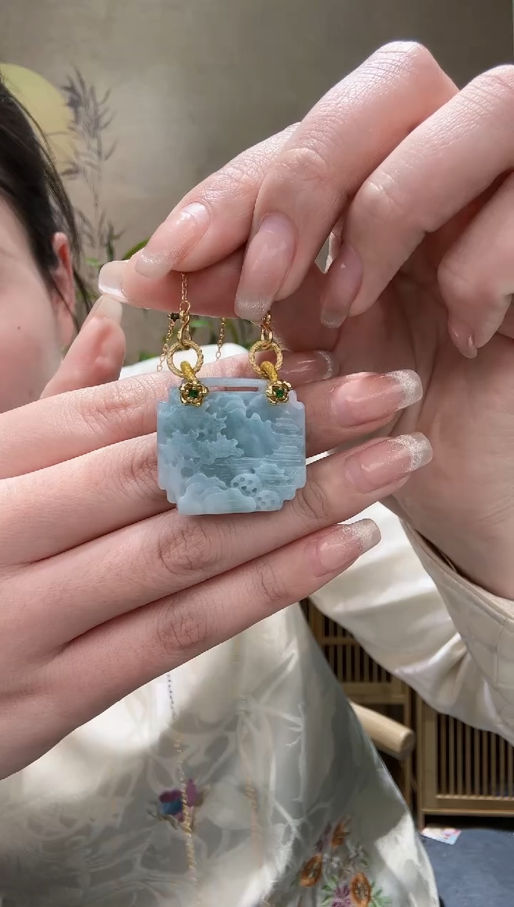 【闪购商品】翡翠颈饰未镶嵌吊坠