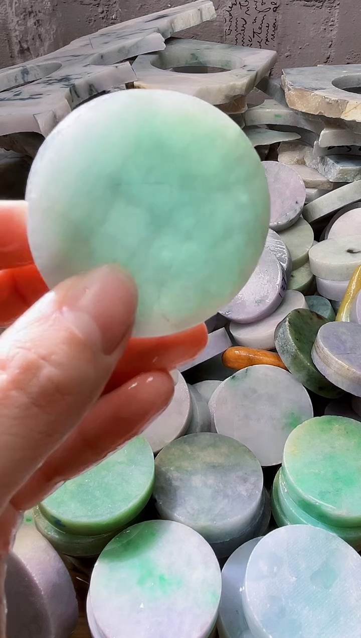 裸石翡翠天然翡翠A货石 南 411